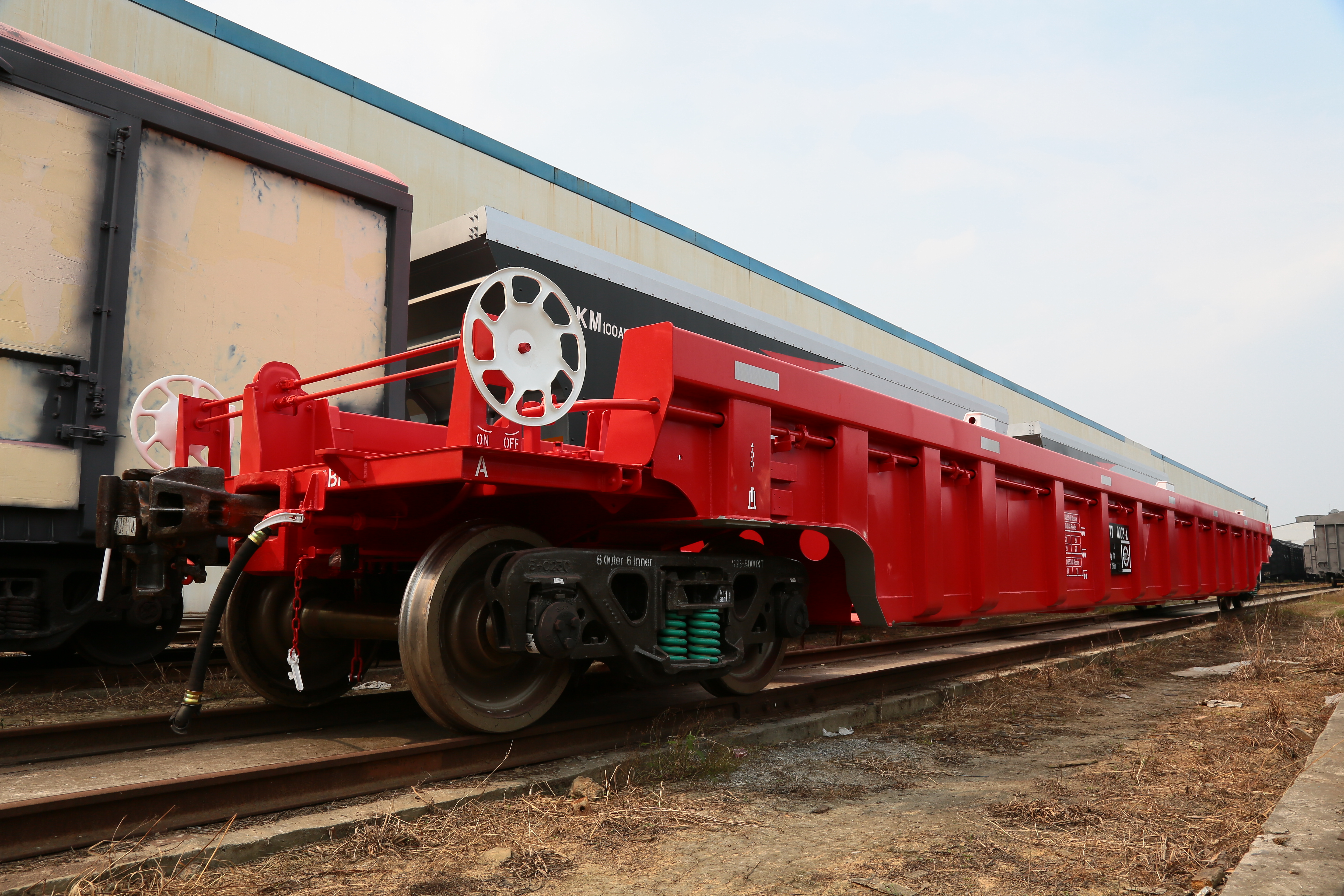 N78-AUS Type Sunk Bottom Double-Deck Container Flat Car