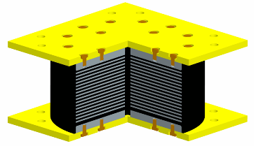 LNG储罐橡胶隔震支座