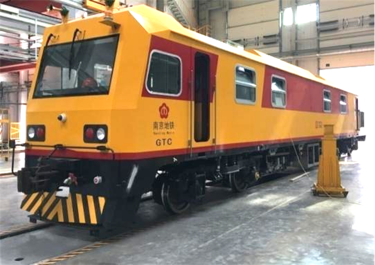 南京地铁钢轨探伤车